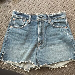 Abercrombie & Fitch Light Blue Jean Shorts